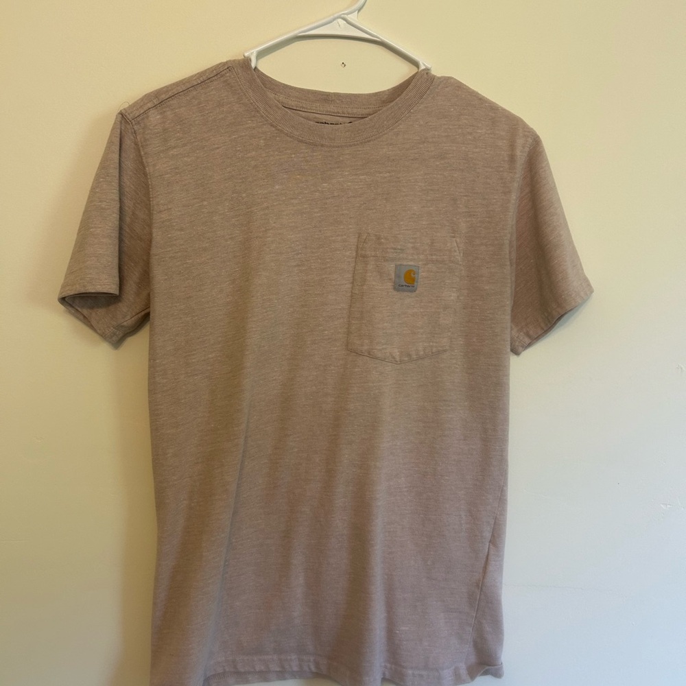 Carhartt Women’s Grey/Pink Short Sleeve Tee